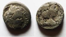 Ancient Coins - Arabia. Nabataean Kings. Aretas IV (9 BC-AD 40). AR sela . Struck c. AD 17/18-39/40.