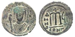 Ancient Coins - Byzantine. Tiberius II Constantine (578-582). AE follis (30mm, 12.82g). Constantinople mint, 3rd officina. Dated regnal year 6 (AD 579/80).