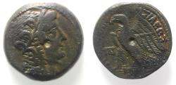 Ancient Coins - PTOLEMAIC KINGS of EGYPT. Ptolemy V or Ptolemy VI. 204-180 BC or 180-145 BC. Æ.