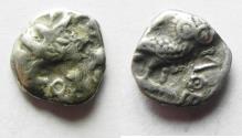 Ancient Coins - ARABIA, Southern. Saba'. Late 4th–mid 2nd centuries BC. AR tmrt – Quarter Unit