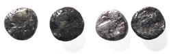 Ancient Coins - LOT OF 2 : ARABIA, Southern: Saba'. Late 4th–mid 2nd centuries BC. AR Obols