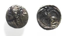 Ancient Coins - Kings of Persis. 2nd century BC. AR Obol
