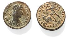 Ancient Coins - CONSTANTIUS II AE . FALLEN HORSEMAN