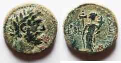 Ancient Coins - PHOENICIA, Dora. Pseudo-autonomous issue. temp. Nero, AD 54-68. Æ 20