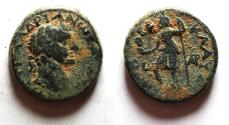 Ancient Coins - AS FOUND: JUDAEA. Galilee, Tiberias. Hadrian. Æ 20