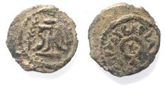 Ancient Coins - Judaea, Herod the Great, 37 - 4 B.C. AE Double prutah.