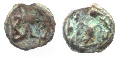Ancient Coins - Arabia Felix. Hadhramawt. First century BC-first century AD. Cast AE UNIT . Shaqar mint.