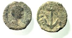 Ancient Coins - AS FOUND: JUDAEA. GALILEE. TIBERIAS . TRAJAN AE 14