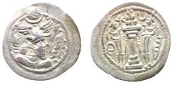 Ancient Coins - Sasanian Empire. Peroz (AD 459-484) AR Drachm
