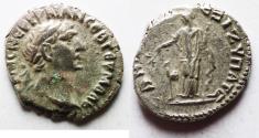 Ancient Coins - Arabia. Petra or Bostra Mint. Trajan 98 - 117 A.D. Silver Drachm