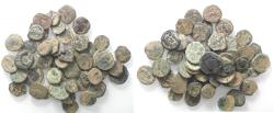 Ancient Coins - AS FOUND: NABATAEAN LOT OF 50 BRONZE COINS
