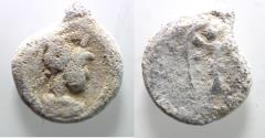 Ancient Coins - Egypt. Oxyrhynchos. Circa 1st-3rd century AD. Lead tessera (19mm, 6.49g).