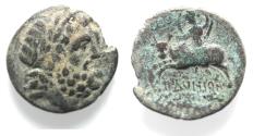 Ancient Coins - Phoenicia. Sidon. 107/6 BC-AD 43/4. AE 22mm, 7.69g. Dated civic era year 59 (53/2 BC).