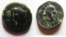 Ancient Coins - Seleukid Kings. Seleukos I Nikator (312-281 BC). AE 22mm, 10.03g. Uncertain Mint 19 (Bactrian).
