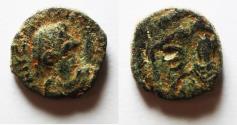 Ancient Coins - Justinian I (527-565). Æ 5 Nummi. Theoupolis (Antioch).