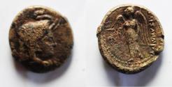Ancient Coins - Seleukid Kings. Seleukos I Nikator (312-281 BC). AE 17mm, 4.76g. Ekbatana mint.