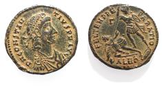 Ancient Coins - CONSTANTIUS II AE . FALLEN HORSEMAN