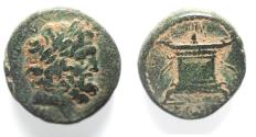 Ancient Coins - Seleucis and Pieria. Antioch Pseudo-autonomous issue. Æ Trichalkon . ZEUS / ALTAR