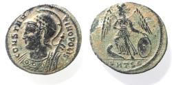 Ancient Coins - ORIGINAL DESERT PATINA: CONSTANTINE I AE 3 . COMMEMORATIVE ISSUE