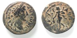 Ancient Coins - Samaria. Nysa-Scythopolis (Bet Shean), Commodus AE 21. 182/183 C.E.