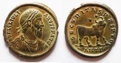 Ancient Coins - Julian II. AD 360-363. Æ Double Maiorina . Antioch mint. Bull