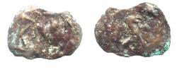 Ancient Coins - Arabia Felix. Hadhramawt. First century BC-first century AD. Cast AE UNIT . Shaqar mint.