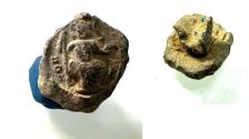 Ancient Coins - SELEUKID? LEAD SEAL IMPRESSION. INSCRIBED