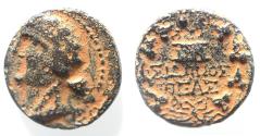 Ancient Coins - Phoenicia. Sidon under Claudius (AD 41-54). AE 20mm, 5.75g. Pseudo-autonomous issue dated civic era year 160 (AD 49/50).