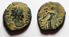 Ancient Coins - Barbaric imitation. Roman ae 13