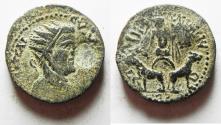 Ancient Coins - Cilicia. Irenopolis under Valerian I (AD  253-260). AE 8 assaria (28mm, 19.91g). Struck in civic year 203 (AD 254/5).