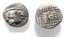 Ancient Coins - KINGS OF PARTHIA. Parthian Kingdom. SILVER DRACHM .