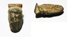 Ancient Coins - ANCIENT ROMAN BRONZE FRAGMENT. FACE. 100 - 200 A.D