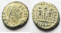 Ancient Coins - BEAUTIFUL AS FOUND CONSTANS AE 4 . ALEXANDRIA