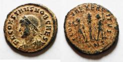 Ancient Coins - ORIGINAL DESERT PATINA: CONSTANTNE II AE 4