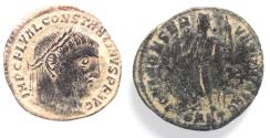 Ancient Coins - AS FOUND: CONSTANTINE I AE FOLLIS.