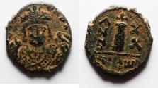 Ancient Coins - Byzantine. Maurice Tiberius AE DECANUMMIUM