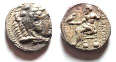 Ancient Coins - Macedonian Kings. Alexander III ’the Great’ (336-323 BC). AR tetradrachm (24mm, 16.56g). Uncertain mint.