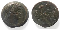 Ancient Coins - PTOLEMAIC KINGS of EGYPT. Ptolemy V or Ptolemy VI. 204-180 BC or 180-145 BC. Æ.