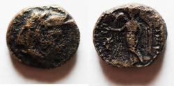 Ancient Coins - SELEUKID EMPIRE. Seleukos I Nikator. Second satrapy and kingship, 312-281 BC. Æ 16. Susa mint. Struck circa 300-298 BC.