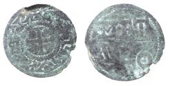 World Coins - France. Charles the Simple (898-923). AR denier (20mm, 0.97g). Melle mint.