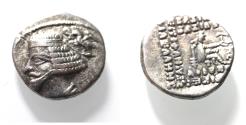 Ancient Coins - KINGS OF PARTHIA. Parthian Kingdom. SILVER DRACHM .