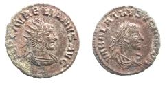 Ancient Coins - ROMAN IMPERIAL. SILVERED AURELIAN & VABALATHUS AE ANTONINIANUS