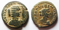 Ancient Coins - ARABIA, Rabbathmoba. Julia Domna. Augusta, AD 193-217. Æ 28