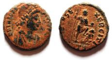 Ancient Coins - THEODOSIUS AE FOLLIS . AS FOUND