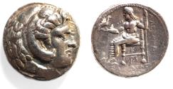 Ancient Coins - apparently unpublished: Macedonian Kings. Alexander III the Great (336-323 BC). AR tetradrachm (25mm, 17.02g). Susa mint.