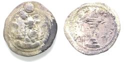 Ancient Coins - Sasanian Empire. Peroz (AD 459-484) AR Drachm