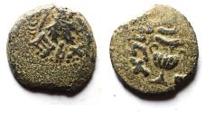 Ancient Coins - Judaea. Jewish War. First Revolt. AE Prutah. Year 2. 67/68 C.E.