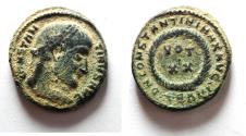 Ancient Coins - AS FOUND. CONSTANTINE I AE FOLLIS