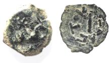 Ancient Coins - Roman Provincial. Cyprus. Pseudo-autonomous coinage under Augustus (c. 27 BC-AD 14)?. AE 15mm, 1.30g.