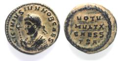 Ancient Coins - LICINIUS II AE FOLLIS. DESERT PATINA, AS FOUND